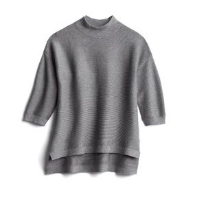 Evolution Cyrus Anouska Ribbed Mock Neck Pullover